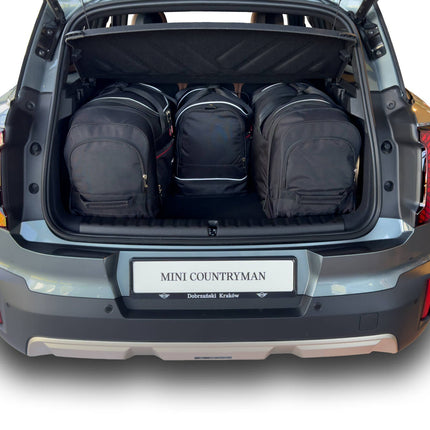 Kjust Reistassenset voor Mini Countryman vanaf 2024 - Set van 4 Tassen met 2 Roltassen en 2 Sporttassen