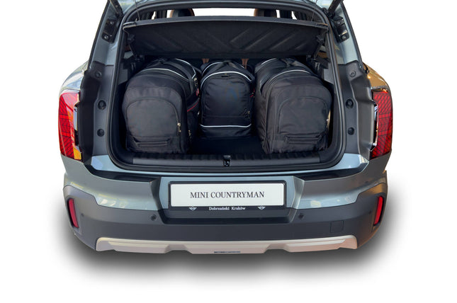 Kjust Reistassenset voor Mini Countryman vanaf 2024 - Set van 4 Tassen met 2 Roltassen en 2 Sporttassen