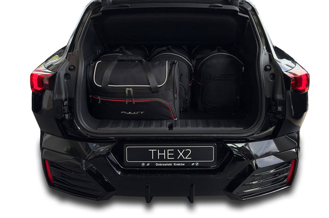 Kjust Reistassenset voor BMW iX2 vanaf 2023 - Set van 5 Tassen met 3 Roltassen en 2 Vliegtuigtassen