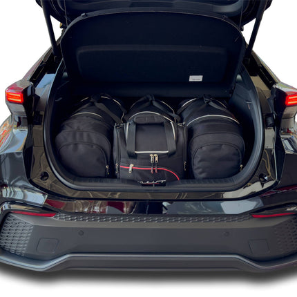 Kjust Reistassenset voor Toyota C-HR 2016-2024 - Set van 4 Tassen met 2 Roltassen 1 Sporttas en 1 Vliegtuigtas