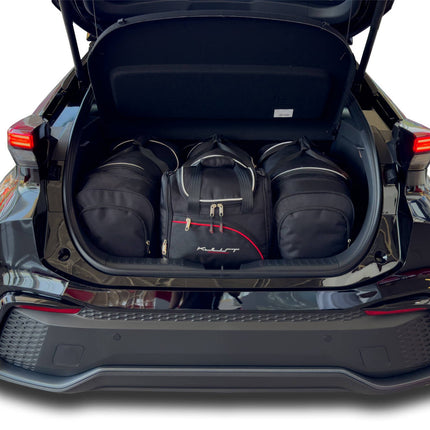 Kjust Reistassenset voor Toyota C-HR 2016-2024 - Set van 4 Tassen met 2 Roltassen en 2 Sporttassen