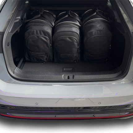 Kjust Reistassenset voor Volkswagen ID.7 vanaf 2023 - Set van 5 Tassen met 3 Roltassen en 2 Vliegtuigtassen
