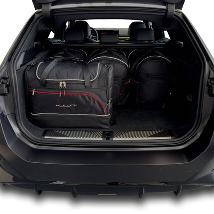 Kjust Reistassenset voor BMW i5 Touring vanaf 2023 - Set van 5 Tassen met 3 Roltassen en 2 Sporttassen