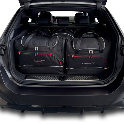 Kjust Reistassenset voor BMW i5 Touring vanaf 2023 - Set van 5 Tassen met 3 Roltassen en 2 Sporttassen