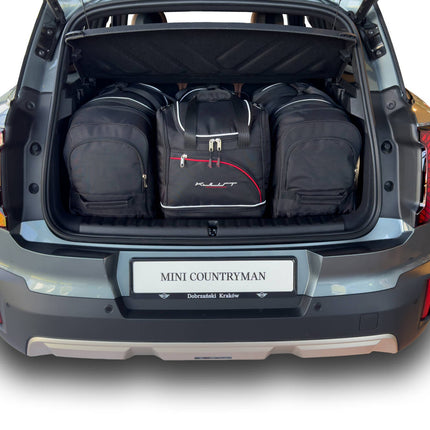 Kjust Reistassenset voor Mini Countryman vanaf 2024 - Set van 4 Tassen met 2 Roltassen en 2 Sporttassen