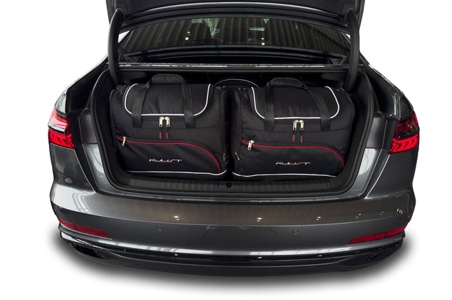 Kjust Reistassenset voor Audi A6 Sedan 2018-2024 - Set van 5 Tassen met 3 Roltassen en 2 Sporttassen