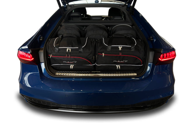 Kjust Reistassenset voor Audi A7 Sportback vanaf 2018 - Set van 5 Tassen met 3 Roltassen en 2 Sporttassen