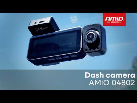AMiO Dashcam 4K + 2K + 1K WLAN – Triple Camera Auto Camera UHD WiFi 512GB Ondersteuning – Voor, Achter en Interieur Opname 3.39” Display G Sensor Parking Mode