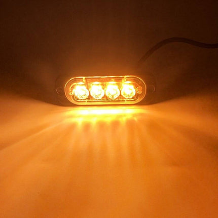 VCTparts Professionele Oranje Gele LED Grillflitsers en Bumperflitsers (IP65) Krachtige Stroboscoop Zwaailichten Set voor Werkverkeer en Hulpdiensten NORGOS 5