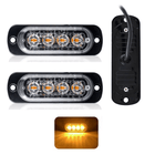 VCTparts Professionele Oranje Gele LED Grillflitsers en Bumperflitsers (IP65) Krachtige Stroboscoop Zwaailichten Set voor Werkverkeer en Hulpdiensten NORGOS 1