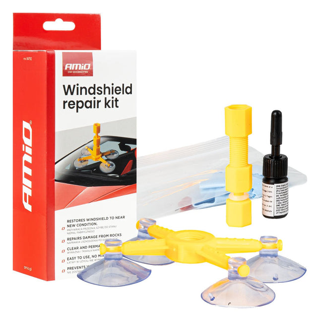 Professionele Windshield Repair Kit - Voorruit Autoruit Sterretjes en Haarscheuren Snelle Reparatie Zonder Demontage - VCTparts.nl