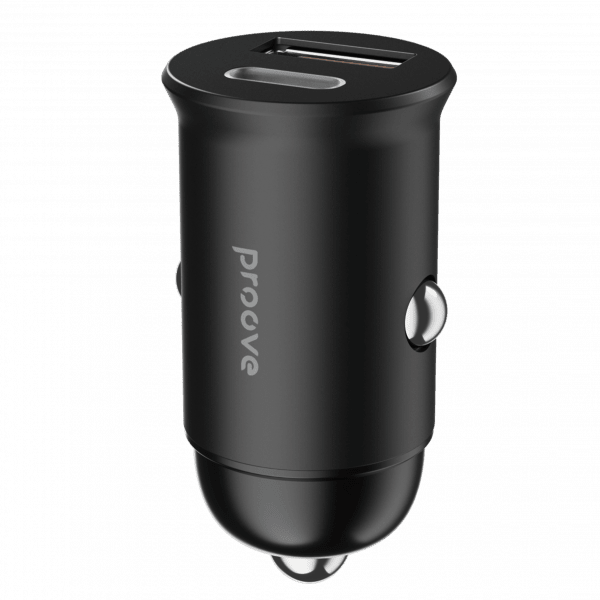 Proove Proove 20W Snelle Auto Oplader USB - A en Type - C – Compacte Aluminium Dubbele Autolader met LED en PD 3.0 Ondersteuning Proove 2