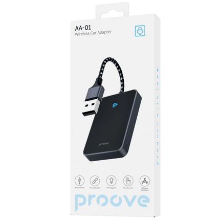 Proove Proove AA01 Draadloze Android Auto Adapter – USB Type - C – Bluetooth Connectie – Voor Android Smartphones – OTA Updates – Zwart Proove 6