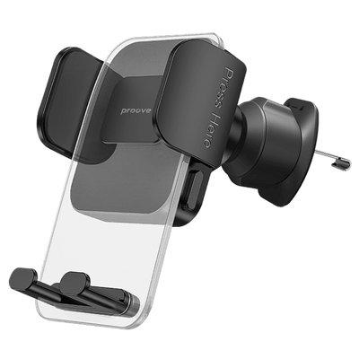 Proove Crystal Clamp plus Lüftungsgrill -Smartphone -Halter - Verstellbarer und stilvoller Autohalter