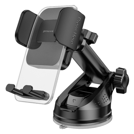 Proove Proove Crystal Clamp Plus Zuignap Smartphonehouder - Verstelbare Autohouder voor iPhone en Android (4.7" - 6.9") Proove 4