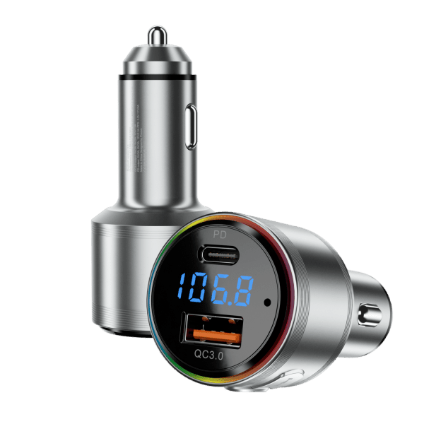 Proove FM Transmitter Maxi Wave 30W (PD+QC3.0) Type - C+USB Zilver - VCTparts.nl