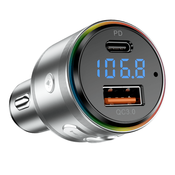 Proove FM Transmitter Maxi Wave 30W (PD+QC3.0) Type - C+USB Zilver - VCTparts.nl