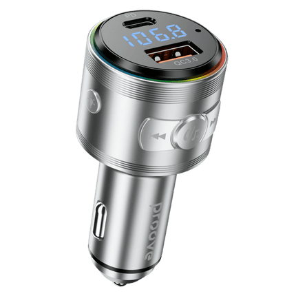 Proove Proove FM Transmitter Maxi Wave 30W (PD+QC3.0) Type - C+USB Zilver Proove 1