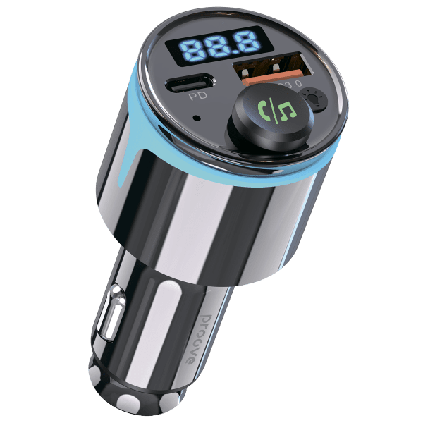 Proove FM Transmitter Nexus 30W (PD+QC3.0) TypeC+USB Zwart – Snelladen, Bluetooth en Muziekstreaming voor uw Auto - VCTparts.nl