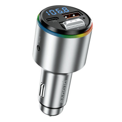 Proove FM-Senderantrieb 30W (PD+QC3.0) Typ-C+USB Silber