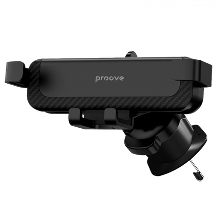 Proove Proove Gravity Pro Auto Telefoonhouder Klem - Universeel voor Smartphones van 4,7 tot 6,9 Inch - Stevige Bevestiging aan Ventilatierooster - Duurzaam ABS Plastic, Siliconen Coating en Aluminium - Zwart Proove 4