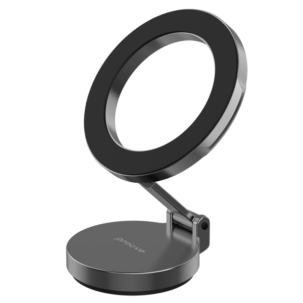 Proove Proove Hoop Stickon MagSafe Telefoonhouder Auto - Magnetisch Dashboard Bevestiging - Metaal - Donkergrijs - Geschikt voor iPhone 12 en Nieuwer Proove 4