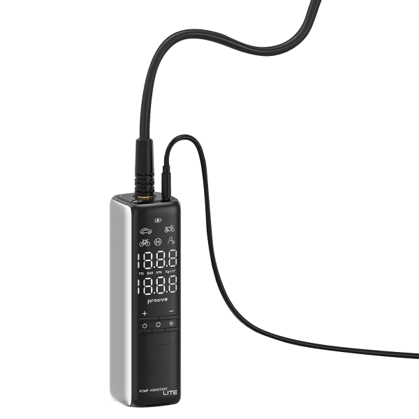 Proove Proove Pump Assistant Lite Draagbare 12V Pomp – 120W Vermogen – 3m Kabel – Compact en Lichtgewicht – Grijs Proove 2