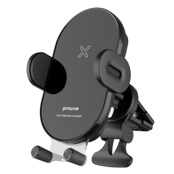 Proove Rounded Energy 15W Draadloze Telefoonhouder Auto Ventilatierooster en Dashboard – Eenvoudige en Efficiënte Oplossing - VCTparts.nl
