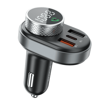 Proove Proove Sound Link Bluetooth 5.0 FM Transmitter en Snellader voor Auto (USBA 2x + USBC) Zwart Proove 2