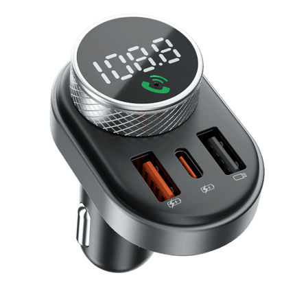 Proove Proove Sound Link Bluetooth 5.0 FM Transmitter en Snellader voor Auto (USBA 2x + USBC) Zwart Proove 3