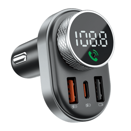 Proove Proove Sound Link Bluetooth 5.0 FM Transmitter en Snellader voor Auto (USBA 2x + USBC) Zwart Proove 1