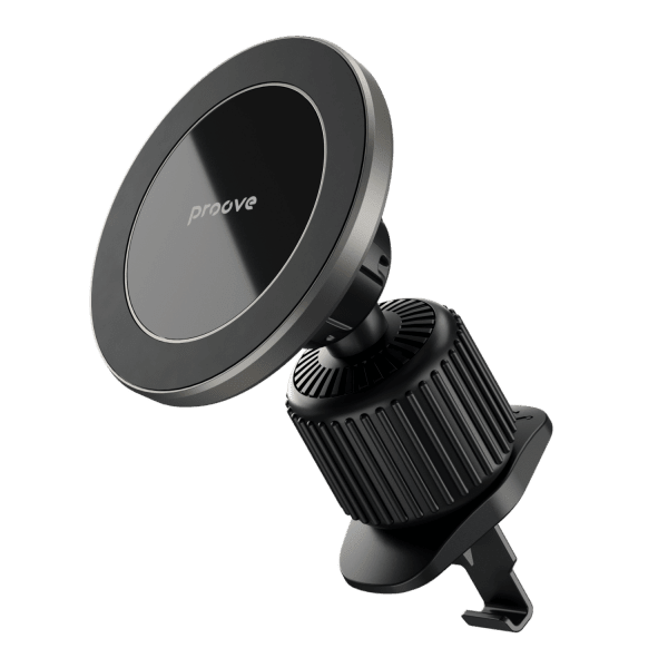 Proove Proove Telefoonhouder Ironside Magnetische Bevestiging – Robuuste Metalen Haak voor Ventilatiegrille – Speciaal voor iPhone 12+ met MagSafe – Zwart Proove 7