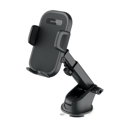 Proove Telefonhalter Langweite Silikonklemme Saugkollektion Fasteling Black