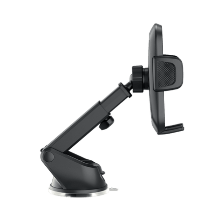Proove Proove Telefoonhouder Longway Silicone Klem – Zuignapbevestiging Dashboard/Voorruit – 4.7 tot 6.9 Inch – Zwart Proove 4