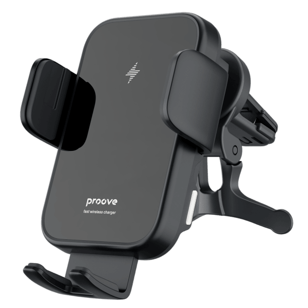 Proove Proove Triple Clamp 15W Draadloze Telefoonhouder Auto Ventilatierooster en Dashboard Zuignap – Geavanceerde Technologie voor Snelle en Veilige Oplading Proove 7
