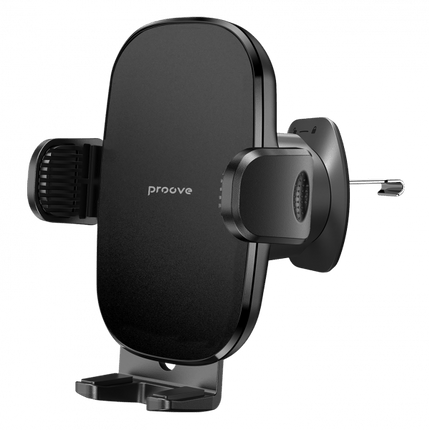 Proove Proove Tumbler Auto Telefoonhouder voor Ventilatierooster – Verstelbare Klem – Geschikt voor Smartphones 4.7 t/m 6.9 inch – ABS &amp; Siliconen – Zwart 4
