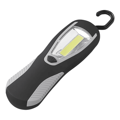 Prophlus Compact Walking Lampe Inspektionslampe 300 lm auf AA -Batterien mit Magnet und Haken 3W COB LED