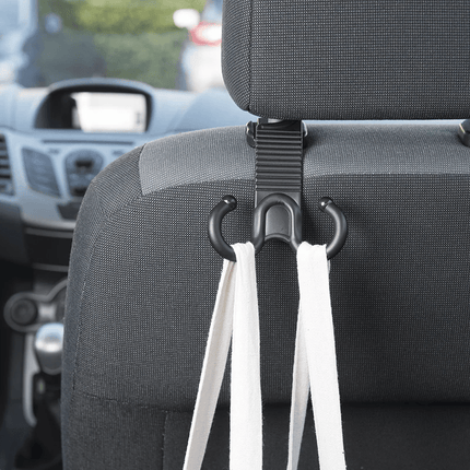 ProPlus Hoofdsteun Hanger met Dubbele Haak Hoofdsteunhaken Autostoel (2 stuks) - VCTparts.nl