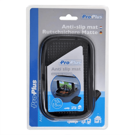 ProPlus Multi Functionele Anti-Slipmat Plakmat Dashboard Telefoonhouder Zwart 10x15cm Hoog - VCTparts.nl