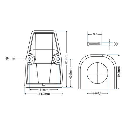 ProPlus Opbouw- / Installatieframe Enkelvoudig - Opbouwframe voor Auto Middenconsole en Dashboard - VCTparts.nl