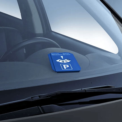 ProPlus Parkeerschijf Blauwe Kaart NL D F GB met IJskrabber & Winkelwagenmuntjes - VCTparts.nl