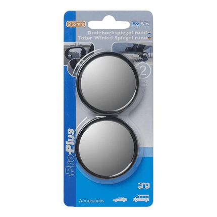ProPlus Universele Dodehoek Spiegel Rond 52mm voor Zijspiegel (set) - VCTparts.nl