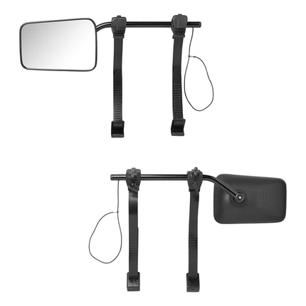 ProPlus Universele Opzetspiegel Caravanspiegel DeLuxe – Verstelbare Spiegel voor Camper Bestelwagen en 4x4 - Inclusief Opbergtas - Eenvoudige Montage - E-gekeurd - VCTparts.nl