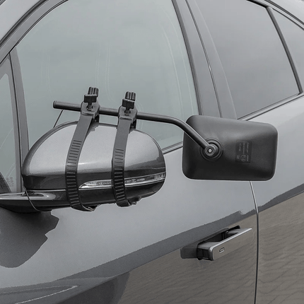 ProPlus Universele Opzetspiegel Caravanspiegel DeLuxe – Verstelbare Spiegel voor Camper Bestelwagen en 4x4 - Inclusief Opbergtas - Eenvoudige Montage - E-gekeurd - VCTparts.nl