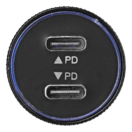 ProPlus USB Snellader Type C 2-weg 12V/24V 3100mA - Universele Autolader - VCTparts.nl