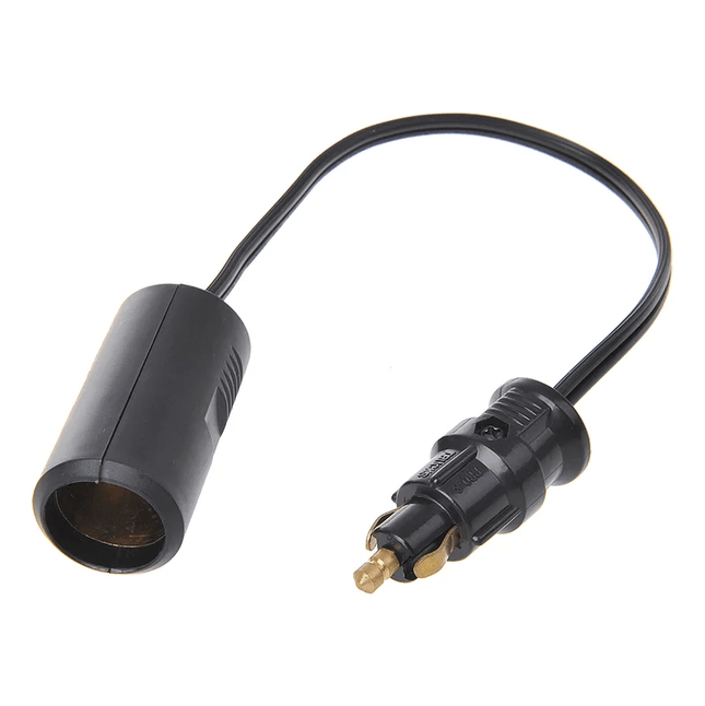 ProPlus Verloopkabel DIN Stekker naar Sigarettenaanstekerdoos – 25cm Adapterkabel 12V/24V Max. 8A - VCTparts.nl