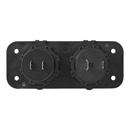 ProPlus ProPlus Inbouw kit: 12V Stekkerdoos + USB Snellader Type A + C 2 - weg 3A [Sigarettenaansteker Autocontraplug USB - C] PAT Europe 2
