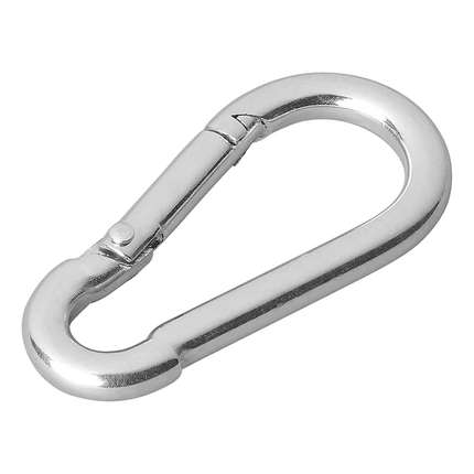 ProPlus ProPlus Karabijnhaak Metaal 5x50mm Klein [Carabijnhaak - Musketon - Veerhaak] PAT Europe 4