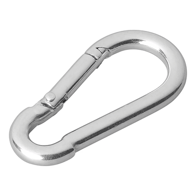 Prophlus Carabiner Metall 6x60 mm - 2 Stücke starker Montagehaken -Karabin -Musketon