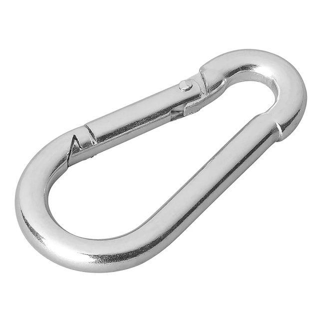 ProPlus ProPlus Karabijnhaak Metaal 8x80mm - 2 stuks Sterke Bevestigingshaak Carabijn Musketon PAT Europe 5